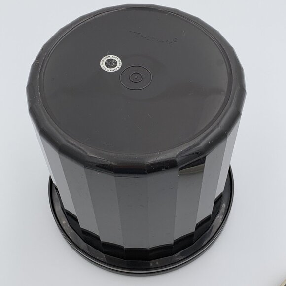 Tupperware Ice Bucket with Lid 1683 1684 1417  Insulated Brown Push Button VTG - Picture 4 of 16
